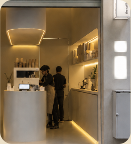 The Coffee — interior design for a coffee brand